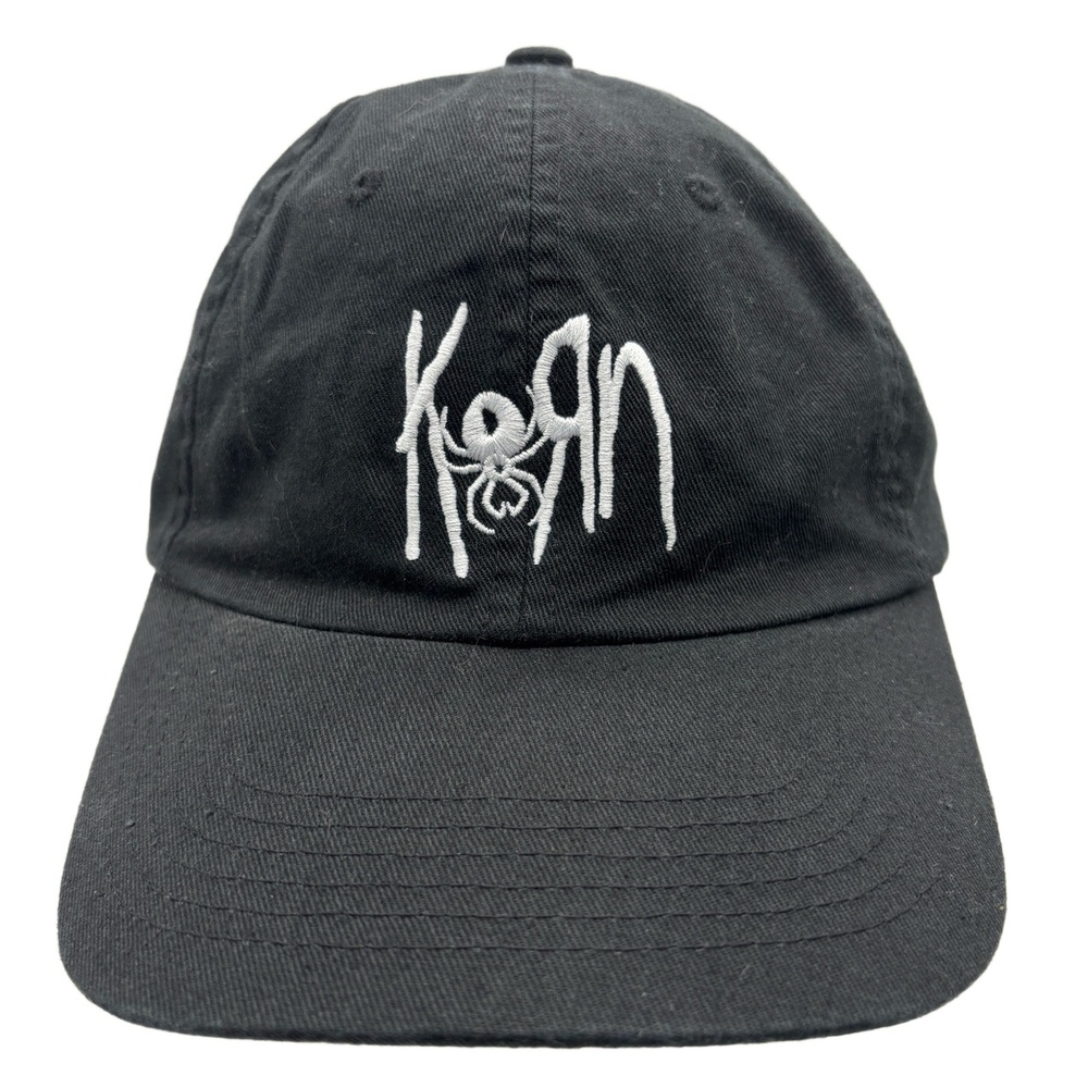 Korn Black Embroidered Logo Baseball Cap